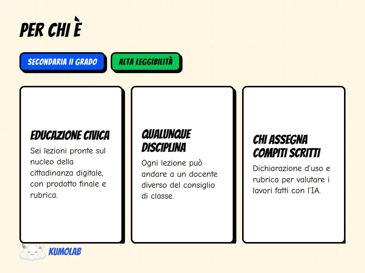 Kit Cittadinanza Digitale «IA con la Testa» — anteprima 4 di 5