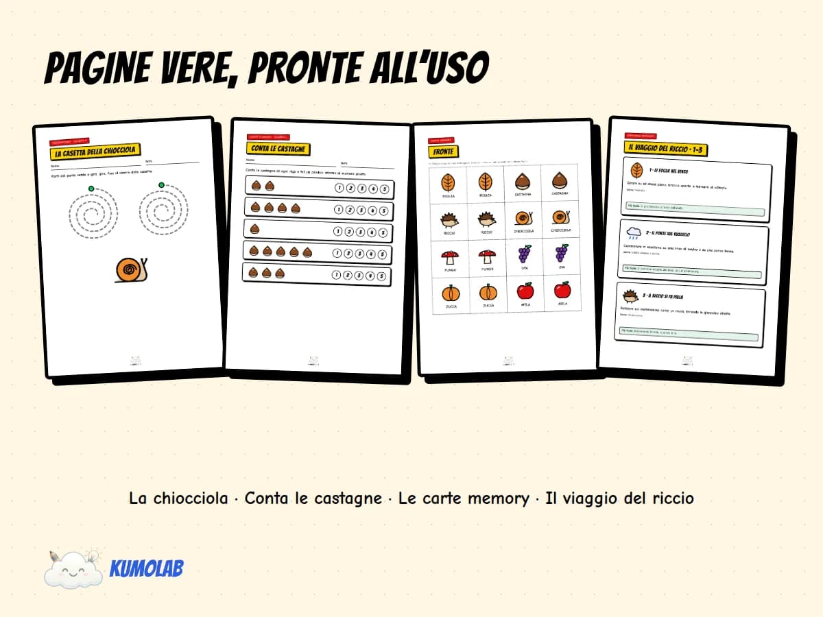 Kit Autunno «Il Bosco d’Autunno» — anteprima 3 di 5