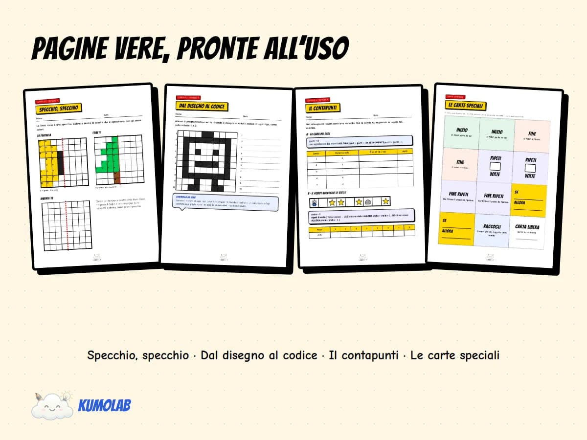 Kit Coding Unplugged «Codice Segreto» — anteprima 3 di 5