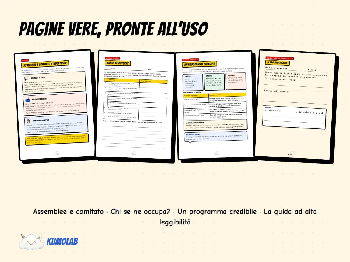 Kit Rappresentanti «Voce alla Classe» — anteprima 3 di 5