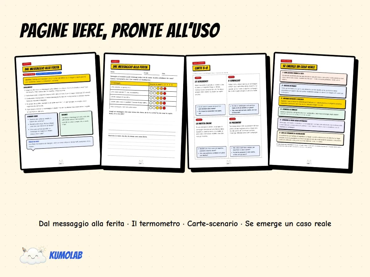 Kit Prevenzione Cyberbullismo «Rete di Rispetto» — anteprima 3 di 5