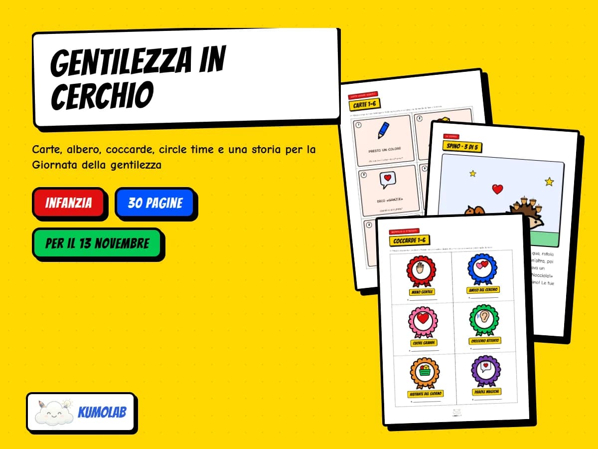 Kit Gentilezza «Gentilezza in Cerchio» — anteprima 1 di 5