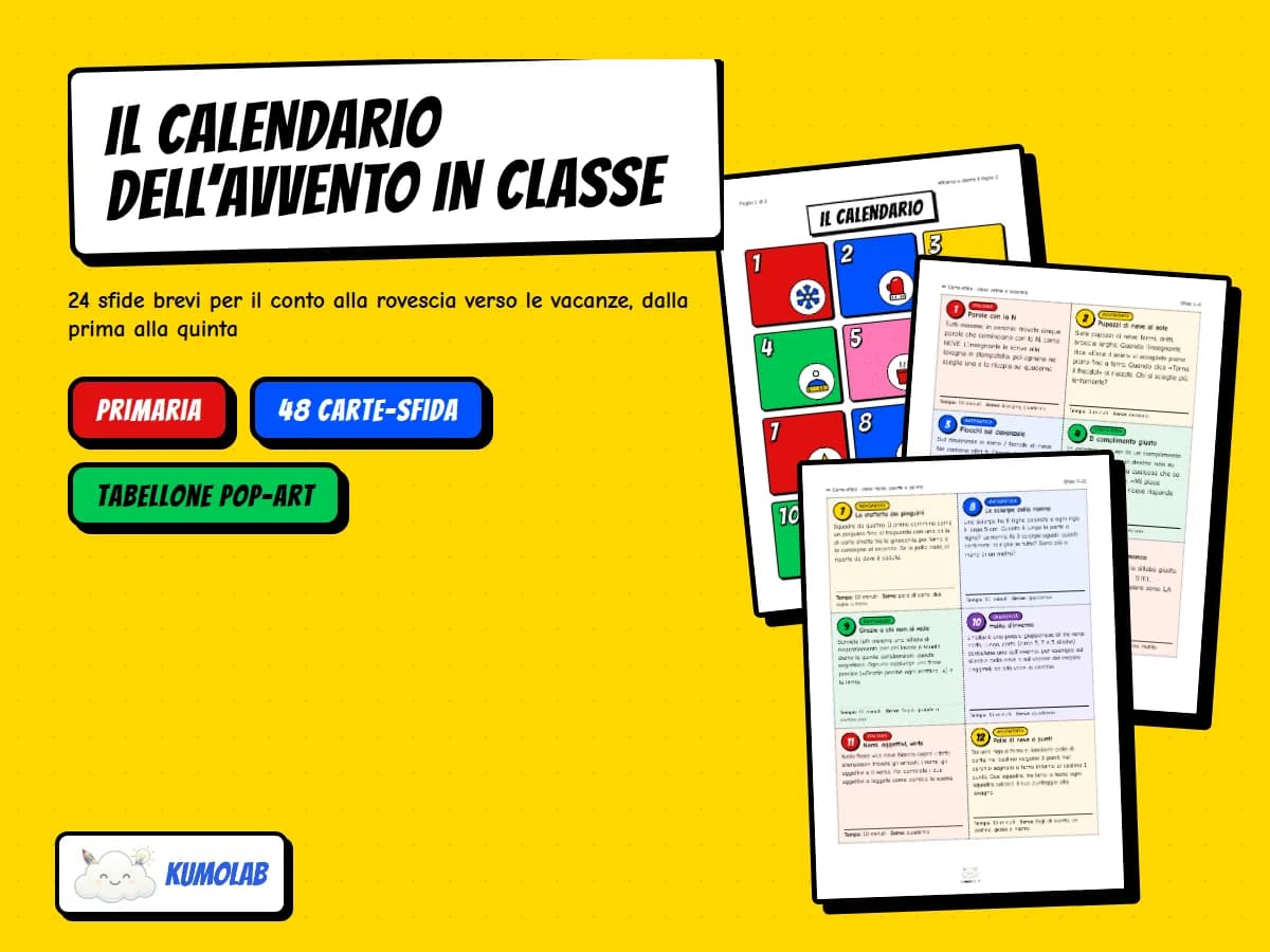 Kit Dicembre «Il Calendario dell’Avvento in Classe» — anteprima 1 di 5